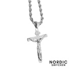 Krucifix (Kors) Halsband - Silver/Guld - Nordic Smycken