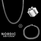 Cuban Set ➥ Guld/Silver - Nordic Smycken