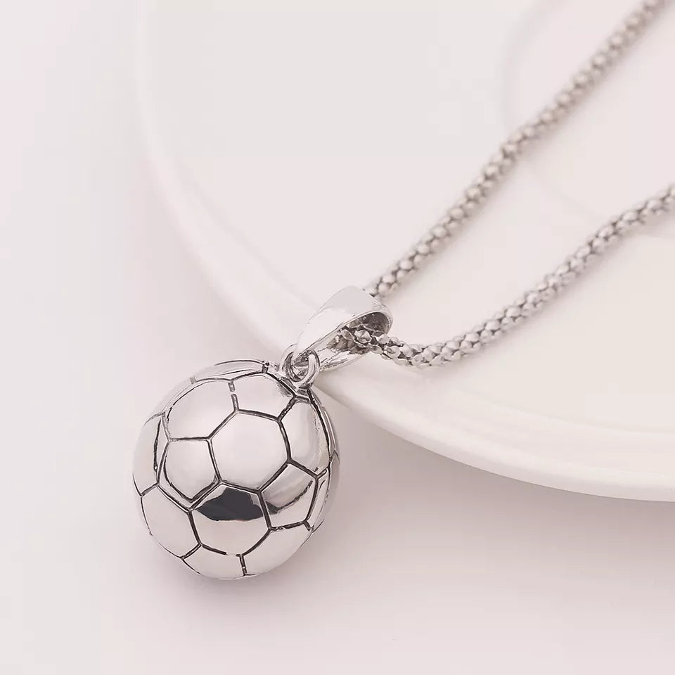 Fotboll Halsband - Guld/Silver - Nordic Smycken