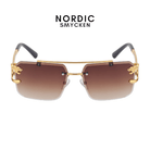 Leopard Glasögon - Brun - Nordic Smycken