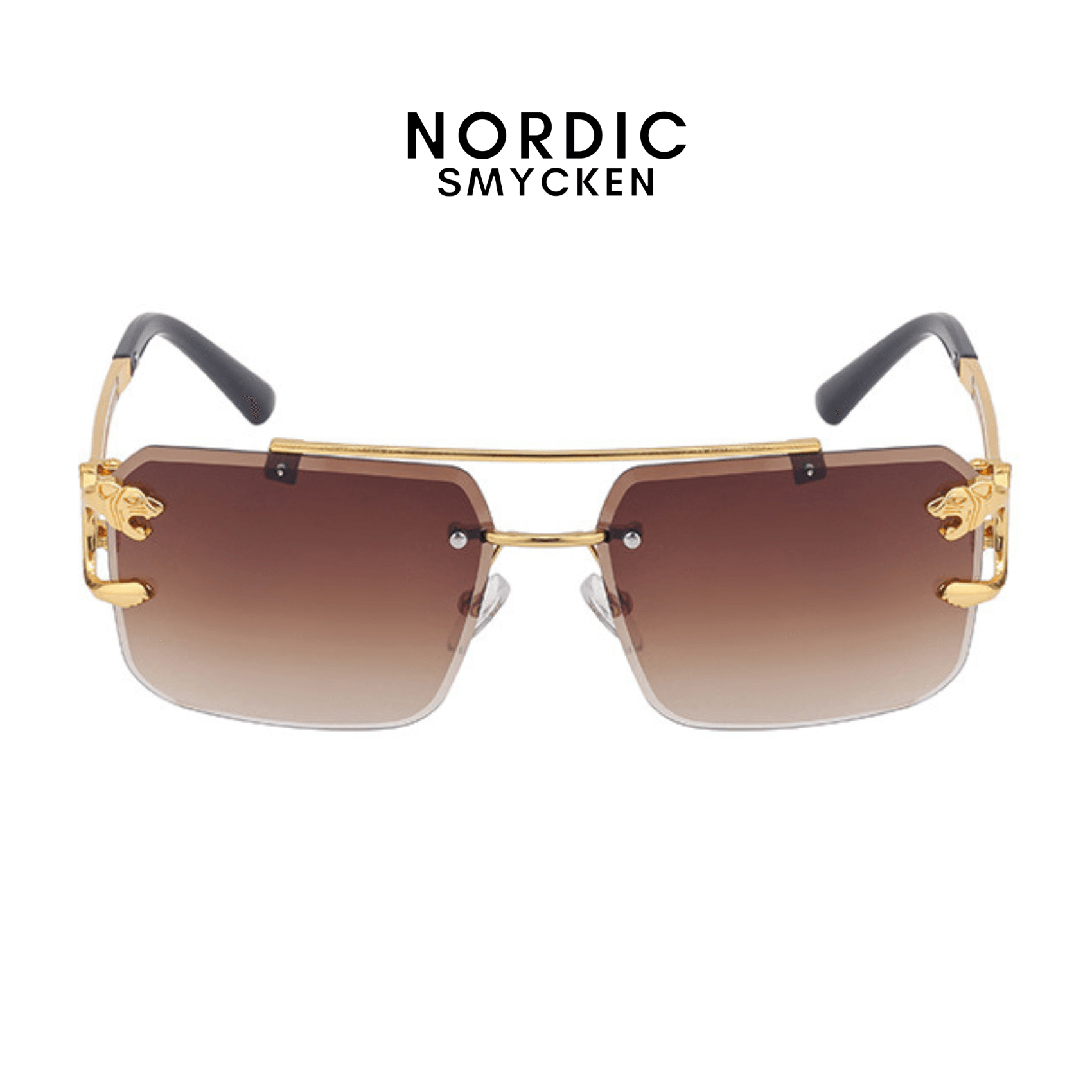 Leopard Glasögon - Brun - Nordic Smycken
