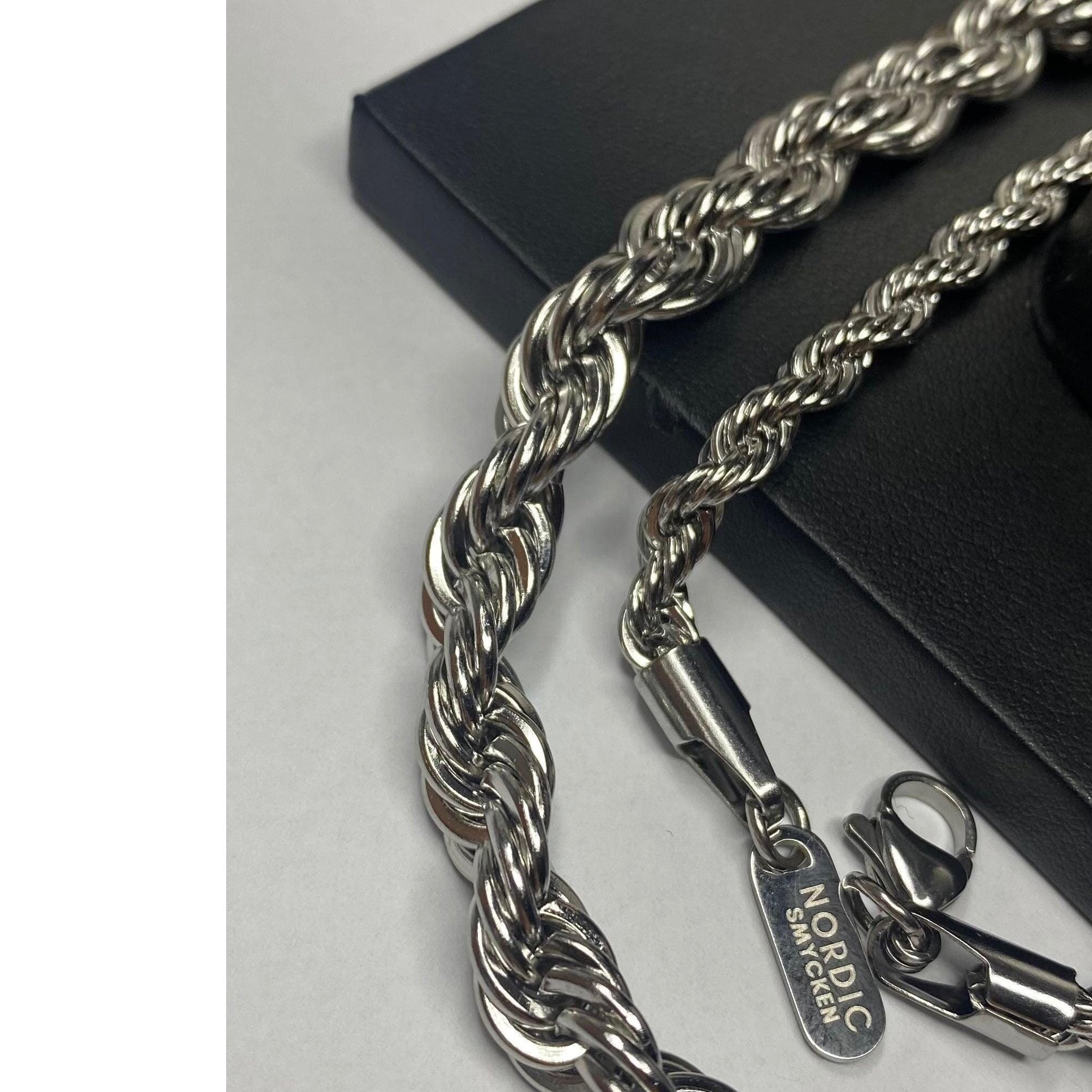 Cordell Armband - Silver (5mm/8mm) - Nordic Smycken