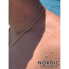 Cordell guldhalsband - (3-5mm) - Nordic Smycken
