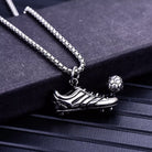 Fotbollssko halsband - Guld/Silver - Nordic Smycken
