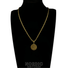 Kompass Halsband - Guld/silver - Nordic Smycken