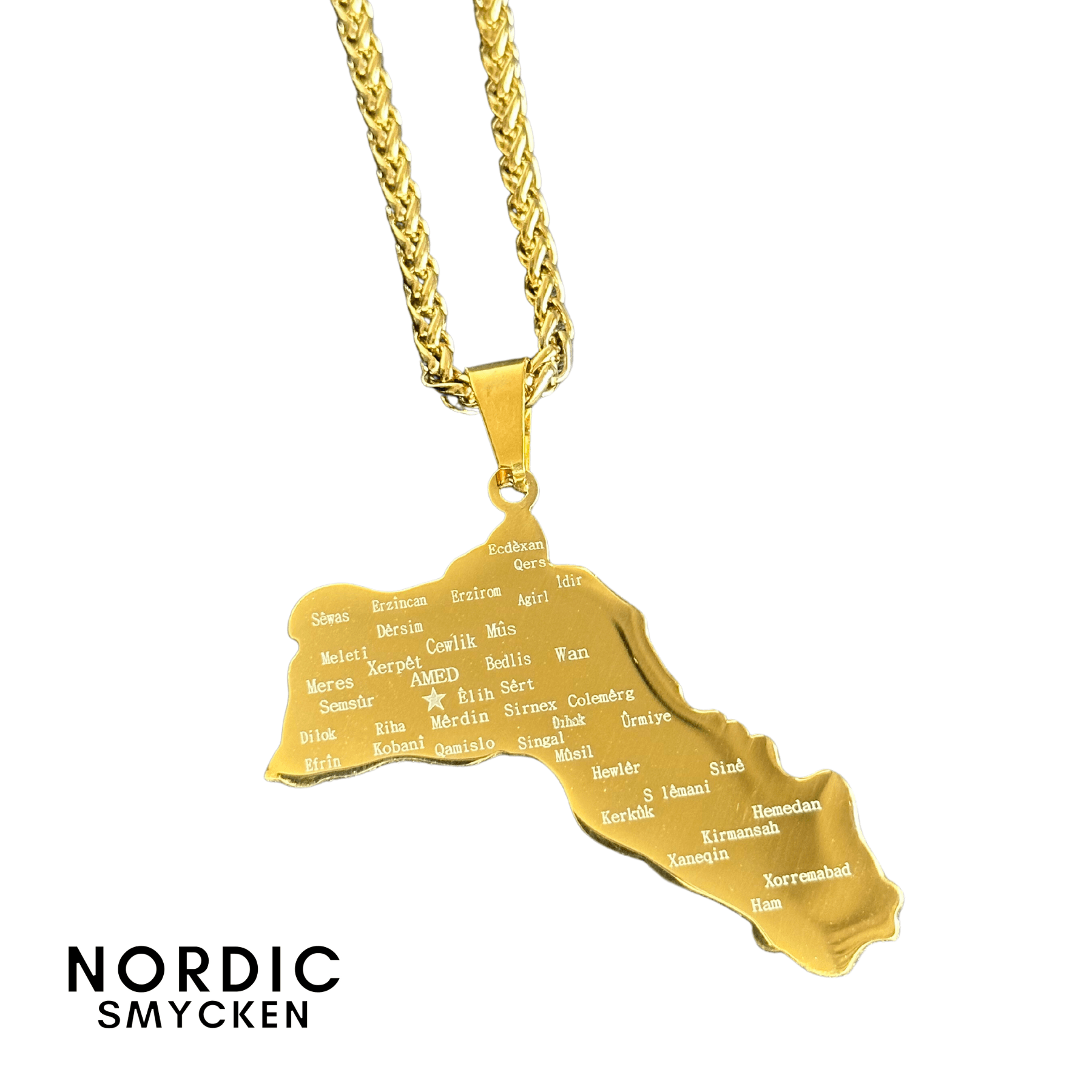 Kurdistan Halsband - Guld/Silver - Nordic Smycken