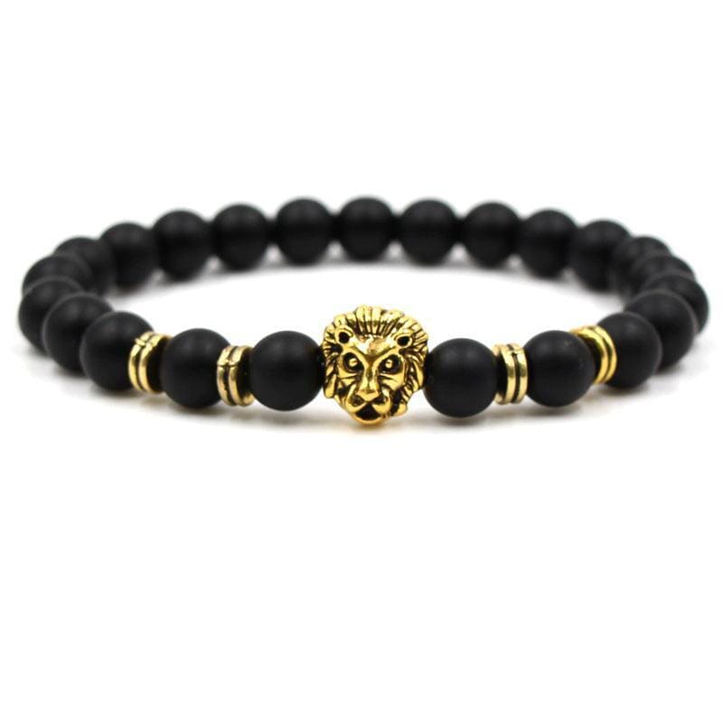 Lejon armband - Svart - Nordic Smycken