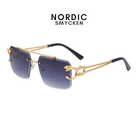 Leopard Glasögon - Mörkblå - Nordic Smycken
