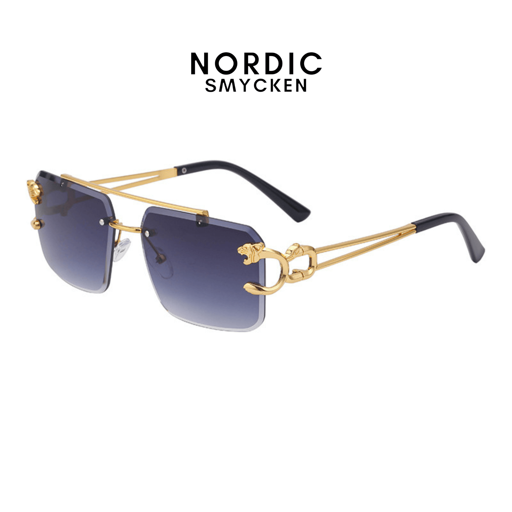 Leopard Glasögon - Mörkblå - Nordic Smycken