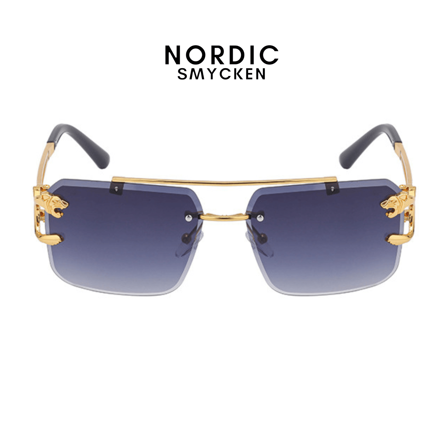 Leopard Glasögon - Mörkblå - Nordic Smycken