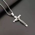 Krucifix (Kors) Halsband - Silver/Guld - Nordic Smycken