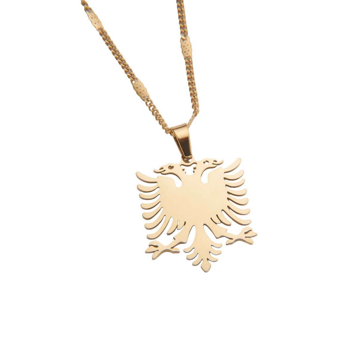Albanska örn halsband i guld eller silver – bild 3