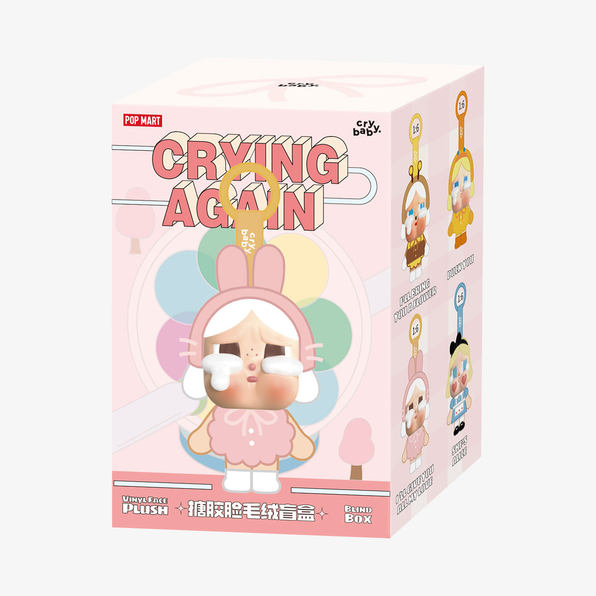Labubu - CRYBABY Crying Again Series-Vinyl Face Plush Blind Box