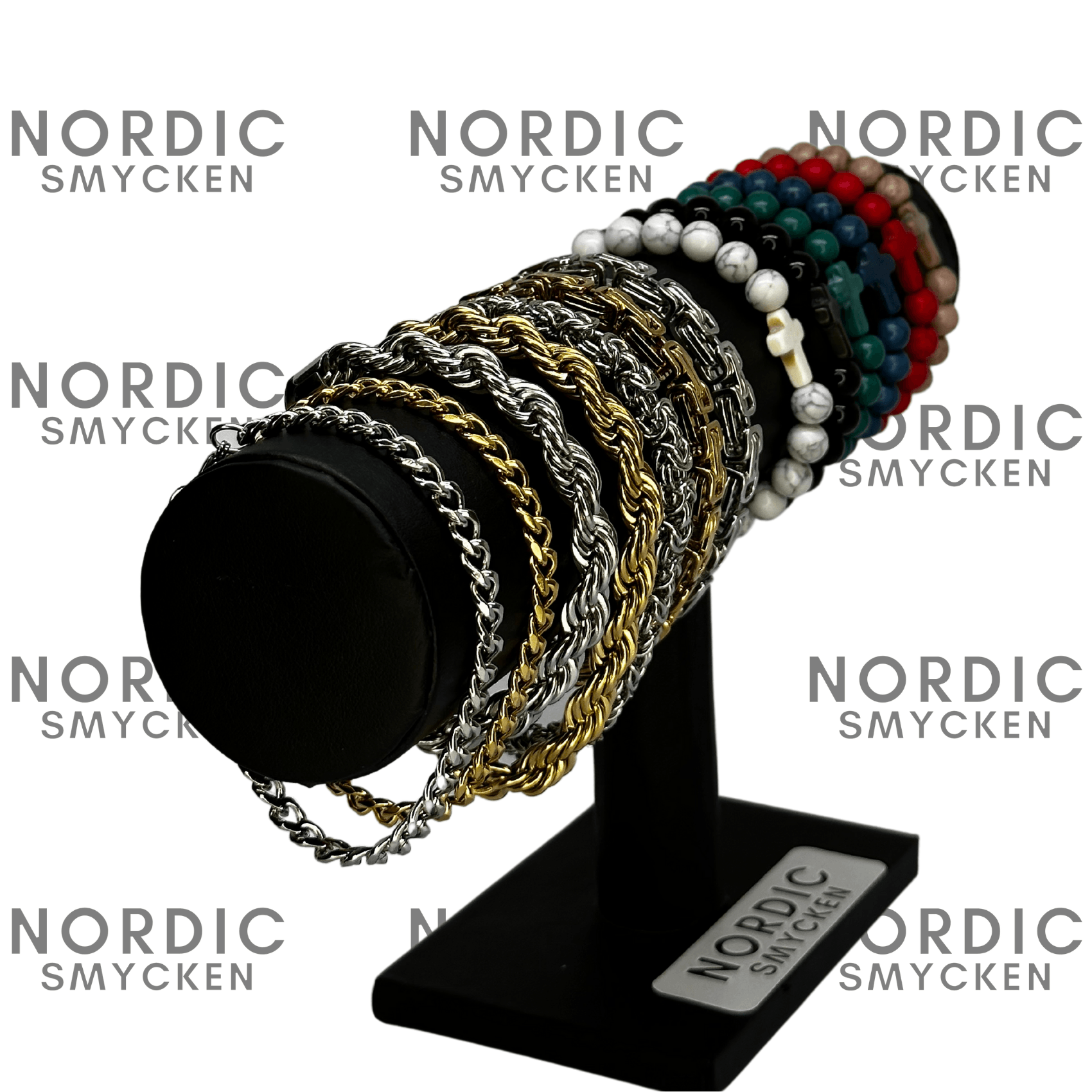 Cordell Armband - Guld (5mm/8mm) - Nordic Smycken