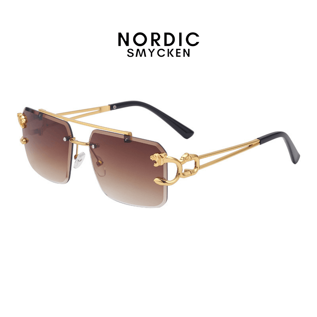 Leopard Glasögon - Brun - Nordic Smycken