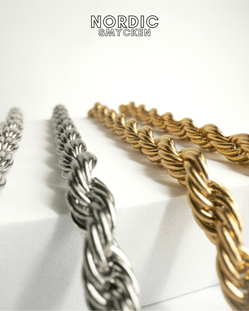 Cordell guldhalsband - 8mm - Nordic Smycken