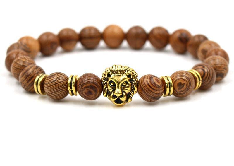 Lejon armband - Brun - Nordic Smycken